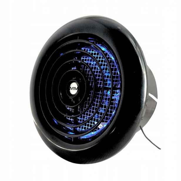 Stropní ventilátor s Led osvětlením Blue Mmr 100 Černý kulatý