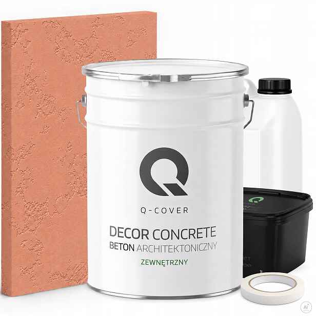 Vnější Architektonický Beton Set Pudrová Růžová F315 19 kg Komplet 10 m2