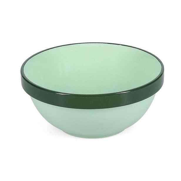Zelená miska z kameniny 710 ml Duo – ONA