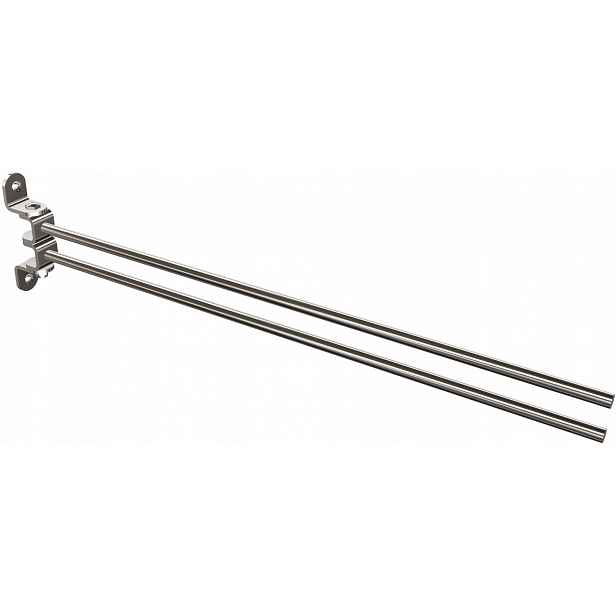 Věšák 2-tyčový Technic 303/SG Inox Leštěný