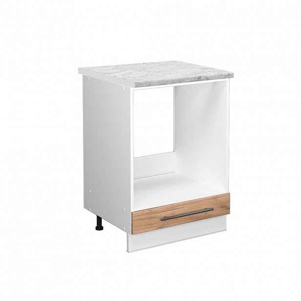 Vicco SKŘÍŇKA NA VESTAVĚNOU TROUBU Fame-Line Zlatý mocný dub 60 cm , PD Mramor