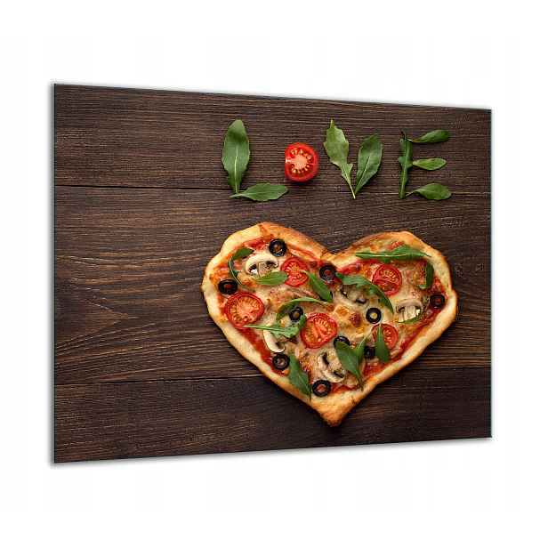 7v1 Skleněná Ochranná Deska Na Sporák 60x52 Pizza