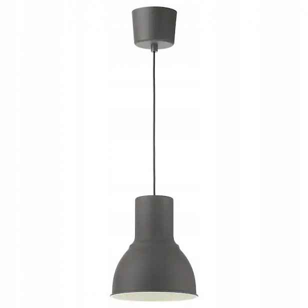 Ikea Hektar Závěsná lampa, tmavě šedá, 22 cm