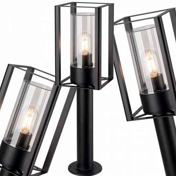 Led zahradní nástěnná lampa stropní svítidlo Stojící sloupek na žárovku IP44 50 cm