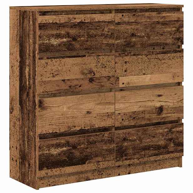 vidaXL Příborník starého dřeva 100x35x99 cm kompozitní dřevo