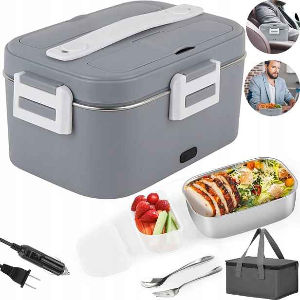 Elektrický Obědový Box Ohřívač Jídla V Autě, Obědový Box V Domácnosti, 1,8 L