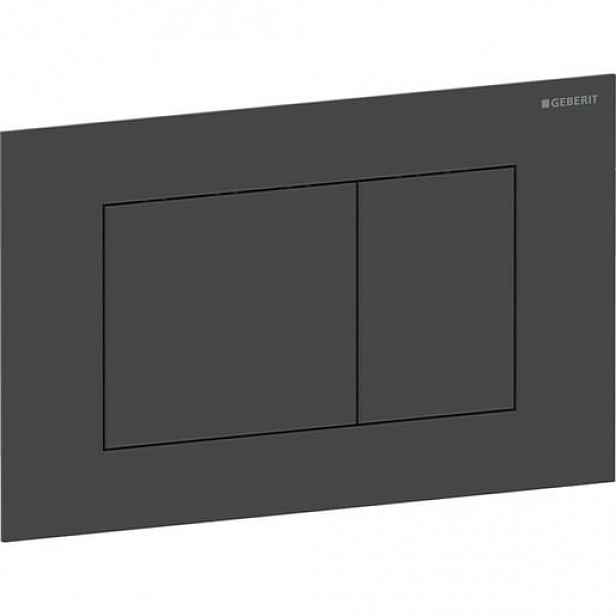 Geberit Sigma40 ovládací tlačítko ocel černá mat 115.629.14.1