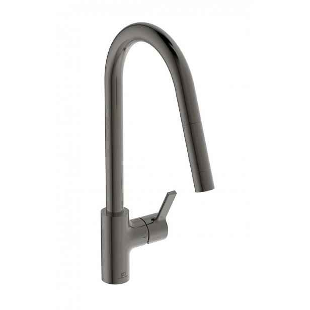 Ideal Standard Gusto - Dřezová baterie s výsuvnou koncovkou, Magnetic Grey BD414A5