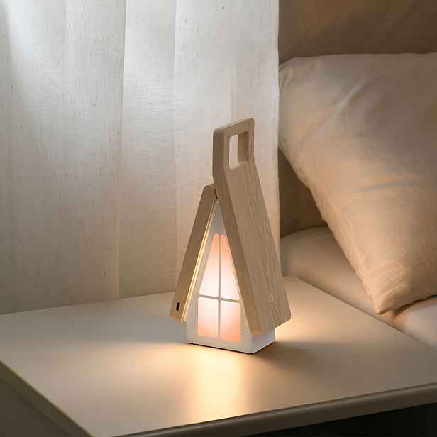 TEMU LED stolní lampa noční světlo, 1800mAh baterie, 2 režimy (noční světlo a stolní lampa), 3 úrovně jasu. Dotykové ovládání noční lampičky, vhodné