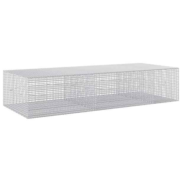 vidaXL Gabion s drátem 3,5 mm a sítem 5x2,5 cm 250x100x50 cm