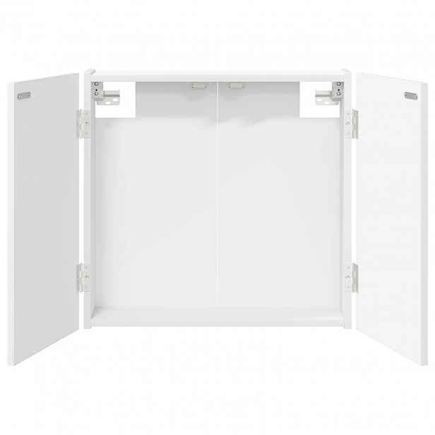 vidaXL Skříň na terče Bílá 56 x 12 x 53,5 cm Kompozitní dřevo