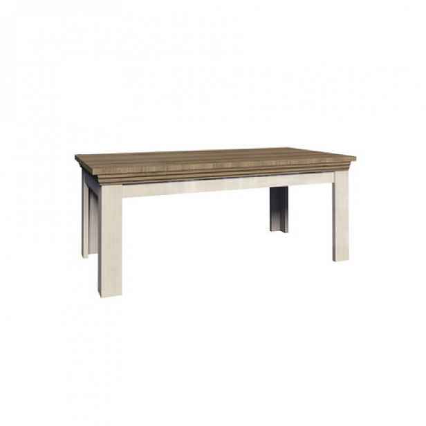 Konferenční stolek Royal LN2 125 cm Bílá/Dub
