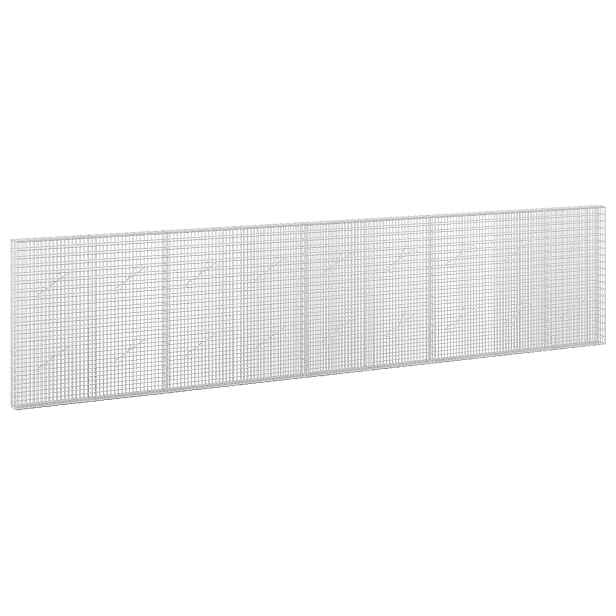 vidaXL Gabion s drátem 3,5 mm a sítem 5x2,5 cm 450x10x100 cm