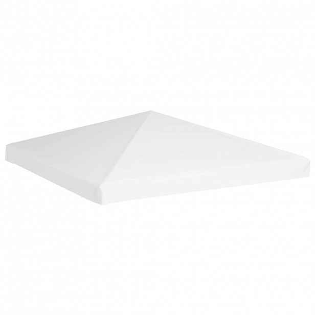 vidaXL Náhradní střecha na altán 270 g/m² 3 x 3 m bílá