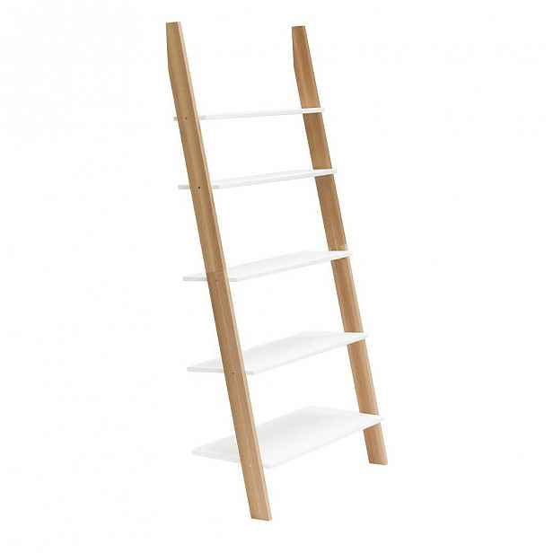 Bílá opěrná police Ragaba ASHME, šířka 85 cm