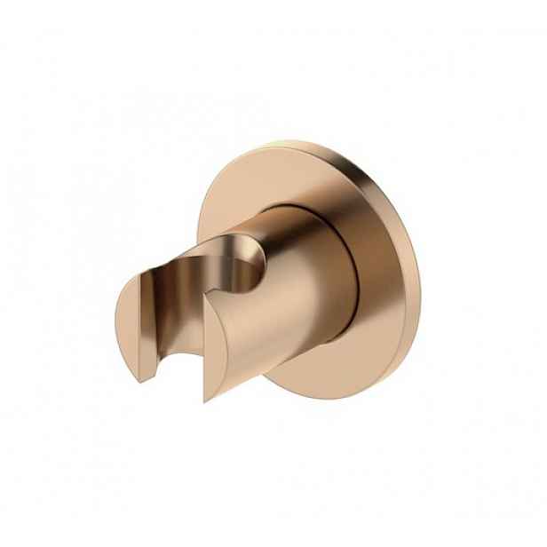 Držák sprchy SAT Aurum pevný broušený rose gold SATBAURDPBRG