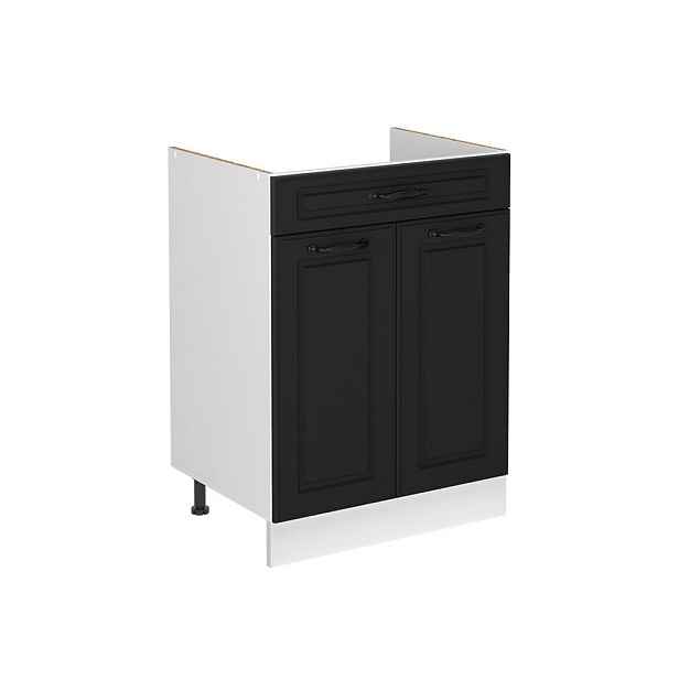 Vicco SKŘÍŇKA POD DŘEZ R-Line, Antracitový venkovský dům/Bílá, 60 cm bez pracovní desky