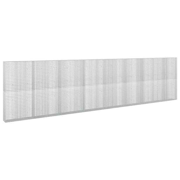 vidaXL Gabion s drátem 3,5 mm a sítem 5x2,5 cm 800x30x200 cm