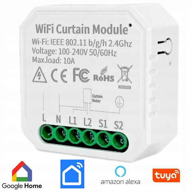 Dokončovací Ovladač Okenních Rolet Wifi Tuya Smart Home Smart Life