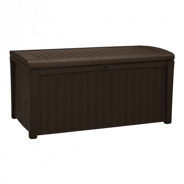 Hnědý zahradní úložný box Keter, 63 x 70 cm