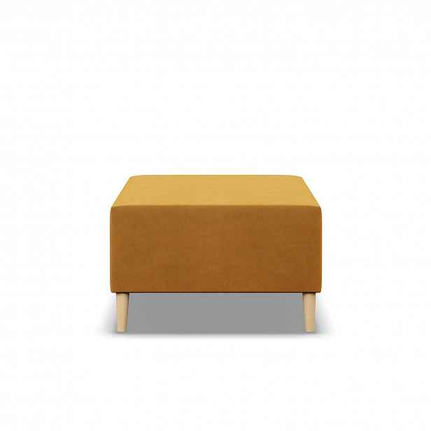 Podnožka ETNA - Kronos 70 x70 cm Žlutá