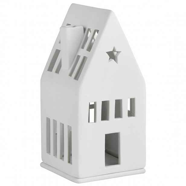 Räder Bílý porcelánový svícen DOMEČEK DREAMHOUSE