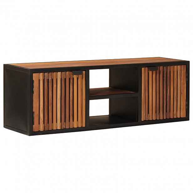 vidaXL Ručně vyrobená TV skříň 105 x 30 x 35 cm Masivní mangové dřevo
