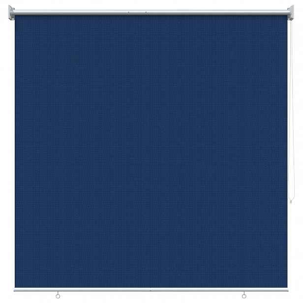 vidaXL Venkovní roletová žaluzie 90 % blokování UV Modrá 140 x 140 cm