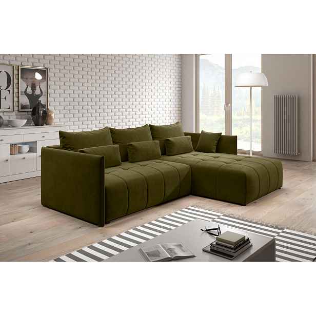 Designová sedací souprava ILONIE - olivová