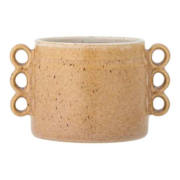 Kameninový ručně malovaný obal na květináč ø 15 cm Souri – Bloomingville