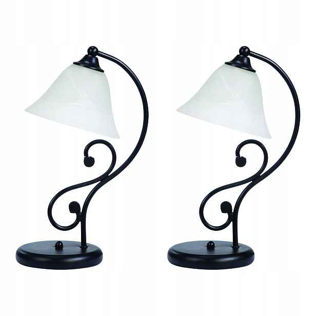 Sada elegantních stolních lamp Dorothea do obývacího pokoje, stylová