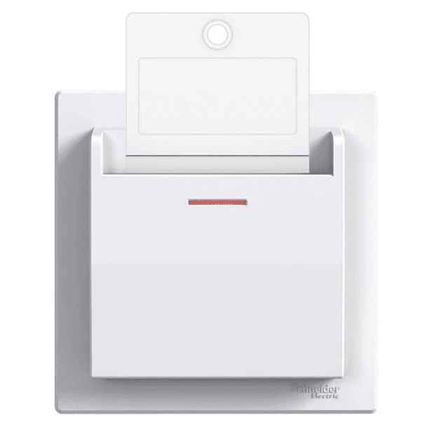 Schneider Electric Asfora spínač pro hotelové karty, bílá EPH6200121