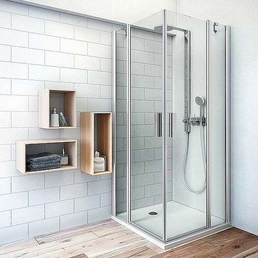 Sprchové dveře 80x201,9 cm Roth Tower Line chrom lesklý 724-8000000-00-02