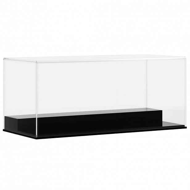 vidaXL Vitrína průhledná 19,5 x 8,5 x 8,5 cm akryl