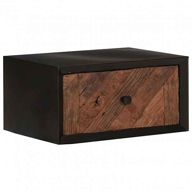 vidaXL Ručně vyrobená noční skříňka Přírodní 40 x 30 x 20 cm