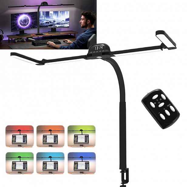 Rgb Led Stolní Lampa S Pohybovým Senzorem, Nastavitelná Školní Výukou Práce