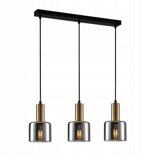 Závěsná lampa Italux Santia moderní měděná