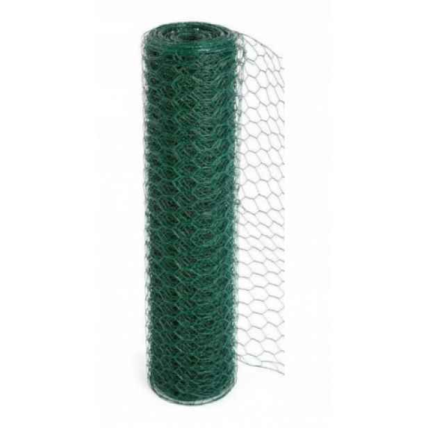 Chovatelská voliérová plotová síť 1 m x 25 m očko 25 mm potažený drát