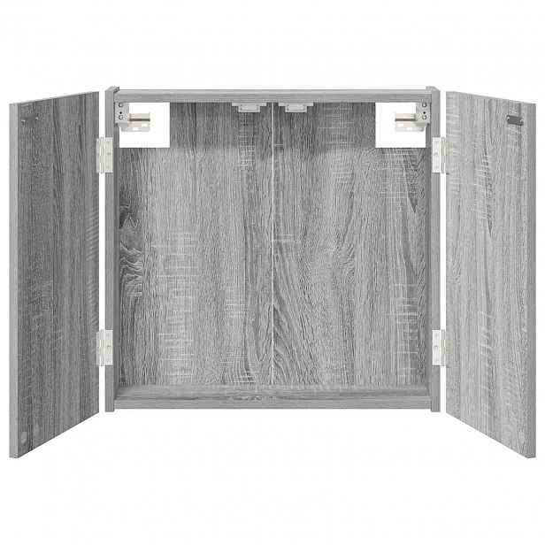 vidaXL Skříň na terče Šedý Sonoma 56 x 12 x 53,5 cm Kompozitní dřevo