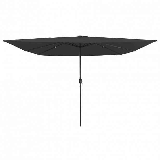 vidaXL Zahradní slunečník 295 x 295 x 245 cm Polyester a ocel Antracit