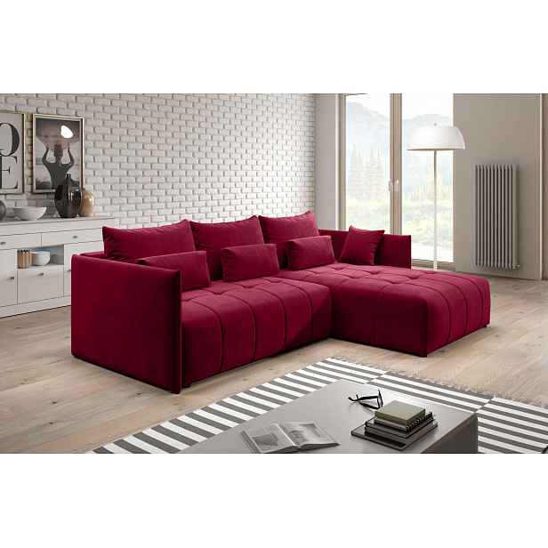Designová sedací souprava ILONIE - červená