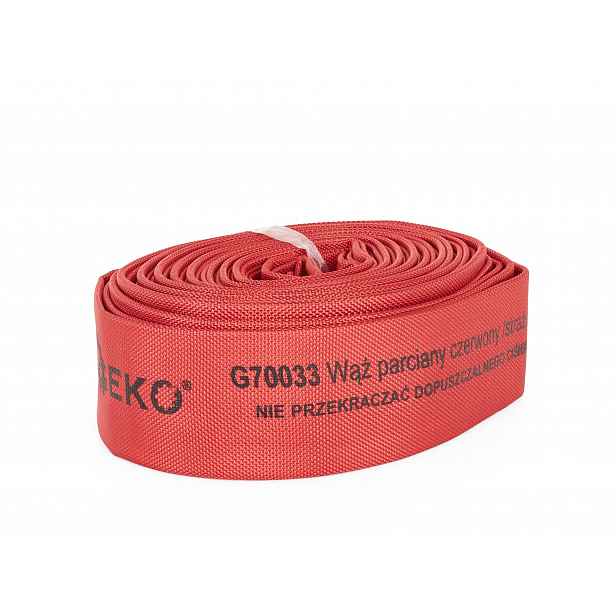 Hadice hadicový červený hasičský 2" 20m Geko G70033