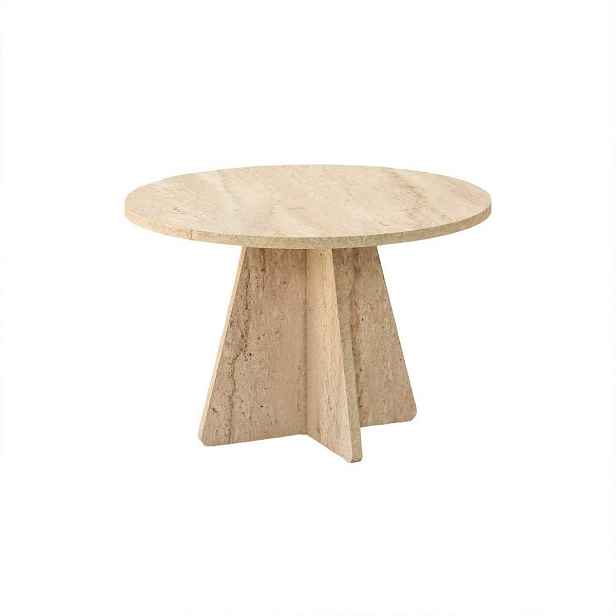 Konferenční stolek Mushroom Travertine