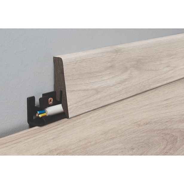 Lišta soklová Naturel šedá, MDF, délka 260 cm, L58CL135
