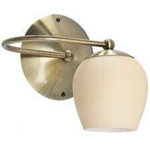 Nástěnná lampa Serano patina 1x60W E27 krémové stínidlo