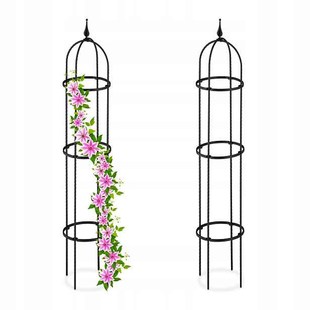 Pergola plast Relaxdays žebřík 130 cm