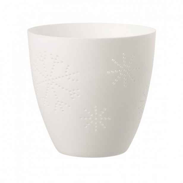 Räder Bílý porcelánový svícen ICE CRYSTALS