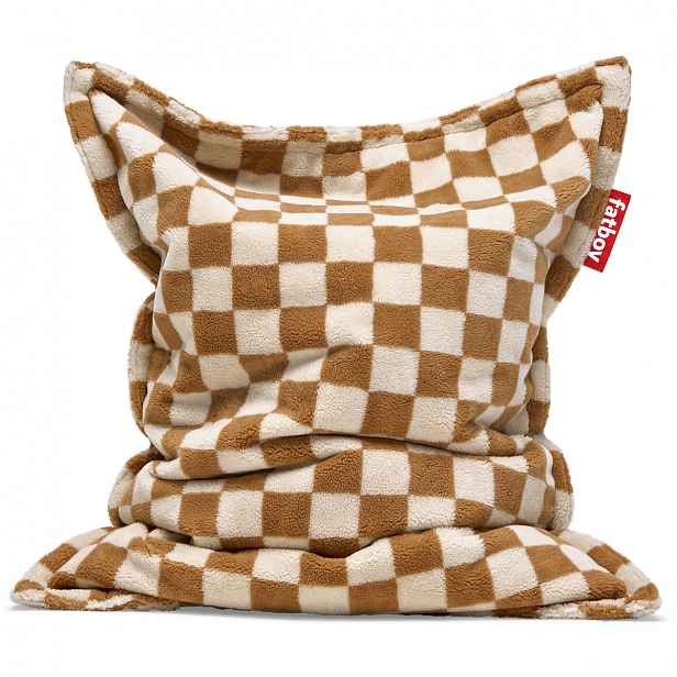 Sedací vak Original Slim Teddy, více barev - Fatboy Barva: šachovnicová mandlově-krémová