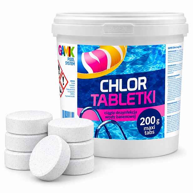 Velké Chlorové Tablety 200 G 25 Ks 5 Kg Do Bazénu Multi Bazénová Chemie