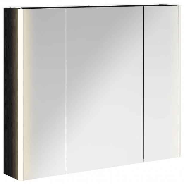 vidaXL Koupelnová zrcadlová skříň Černý dub 83,5 x 15,5 x 70 cm